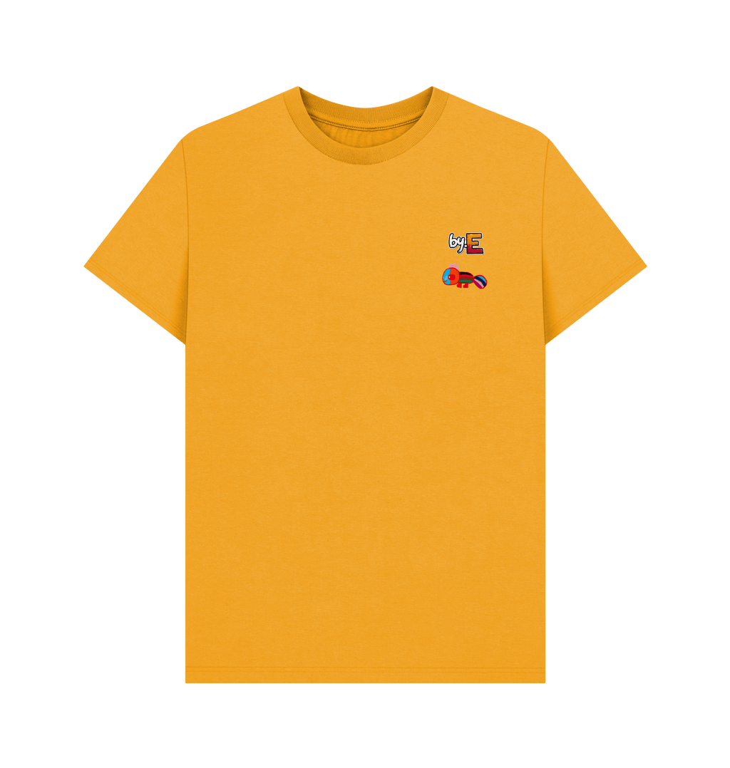Mustard Printed T-shirt Front