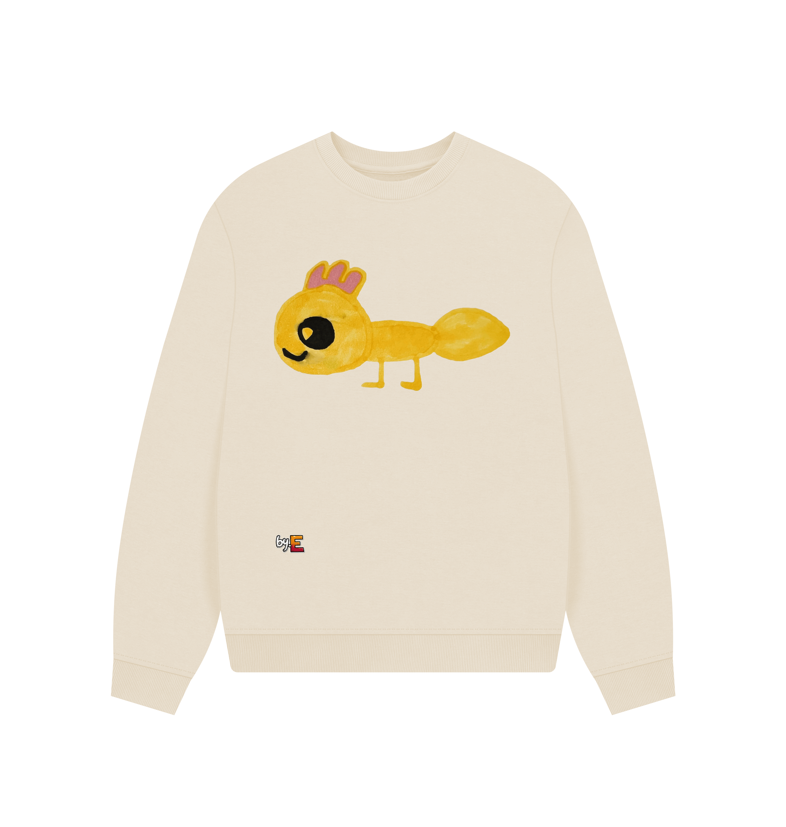 Oat Printed Sweater Front