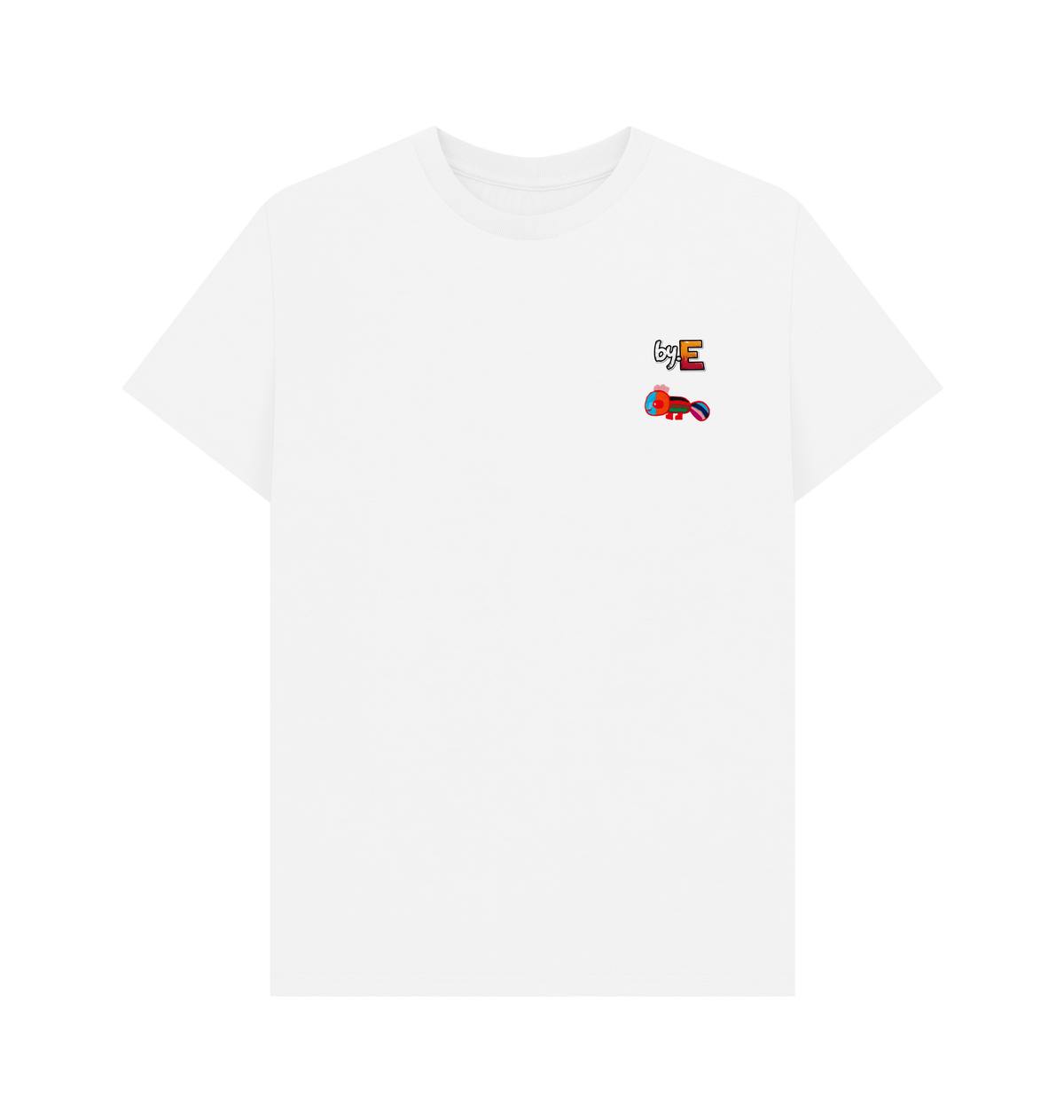 White Printed T-shirt Front