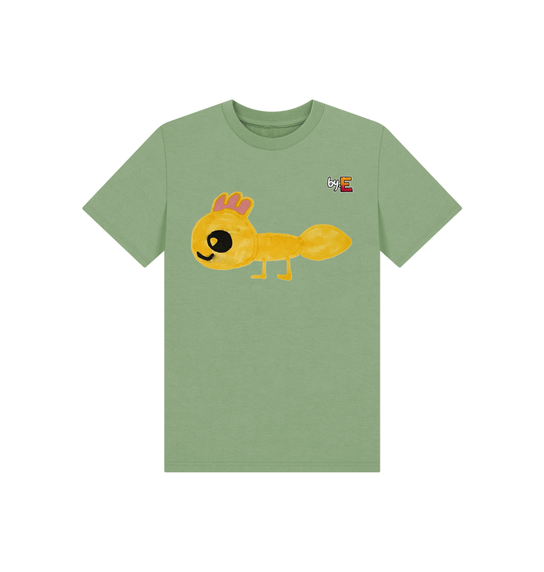 Sage Printed Kids T-Shirt Front