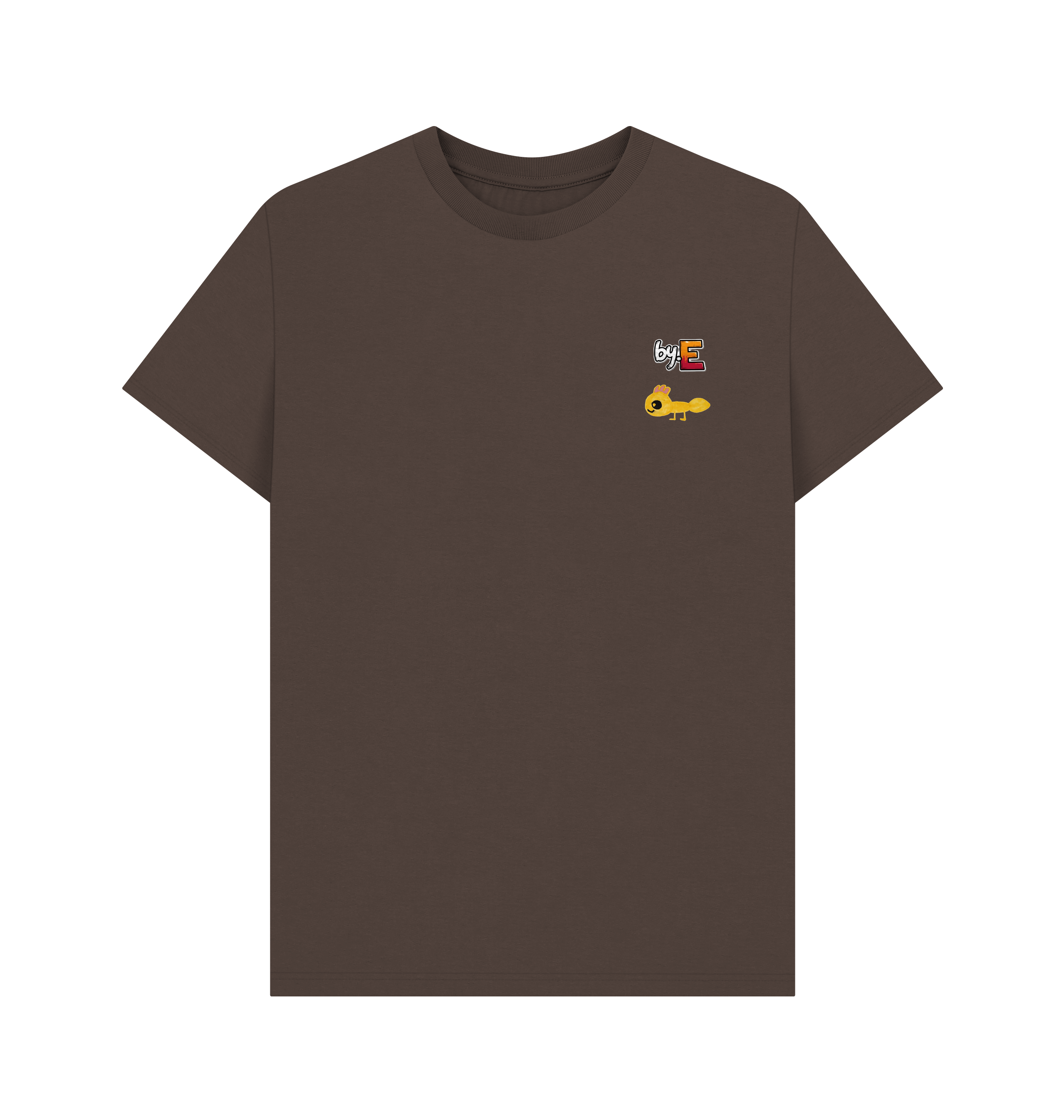 Chocolate Printed T-shirt Front