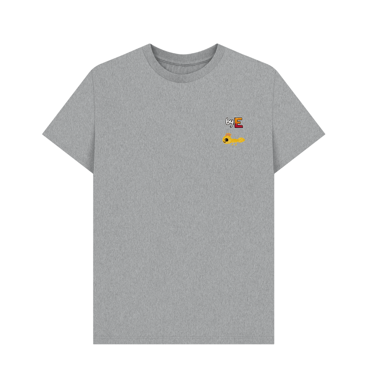 Athletic Grey Printed T-shirt Front