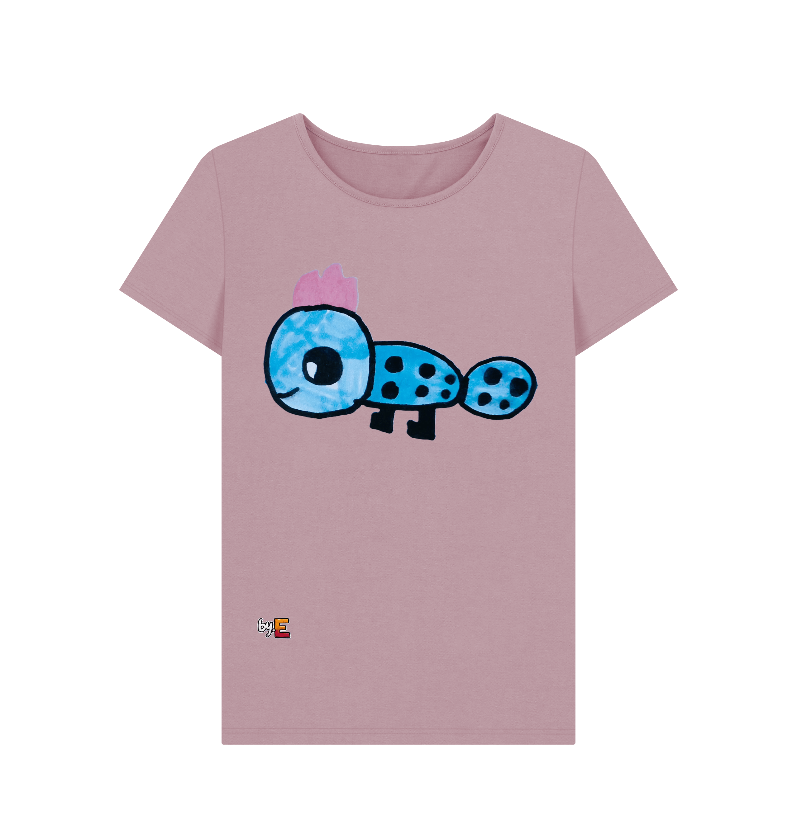 Mauve Printed T-shirt Front