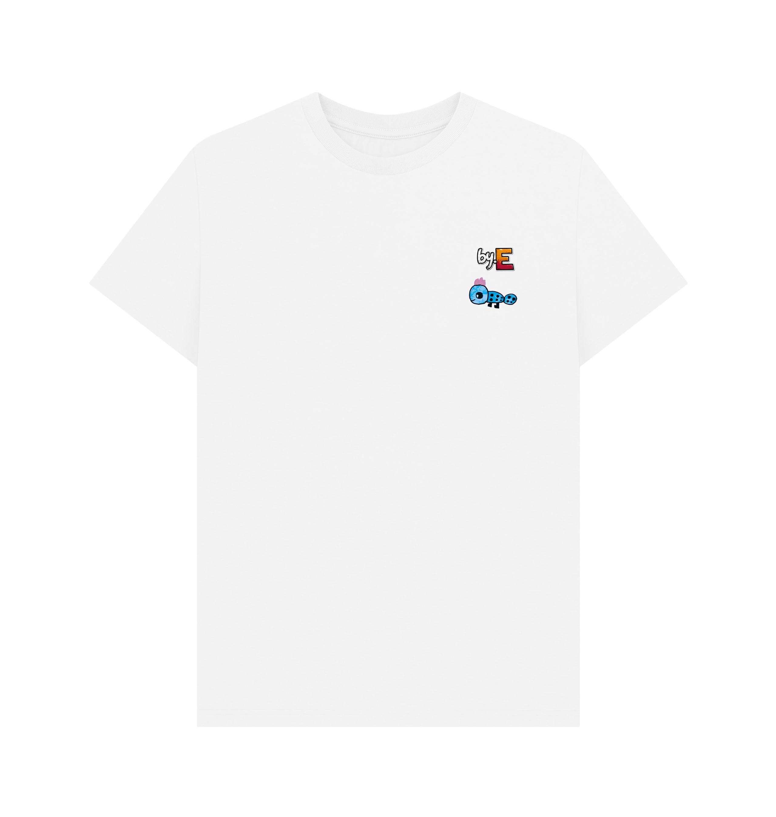 White Printed T-shirt Front