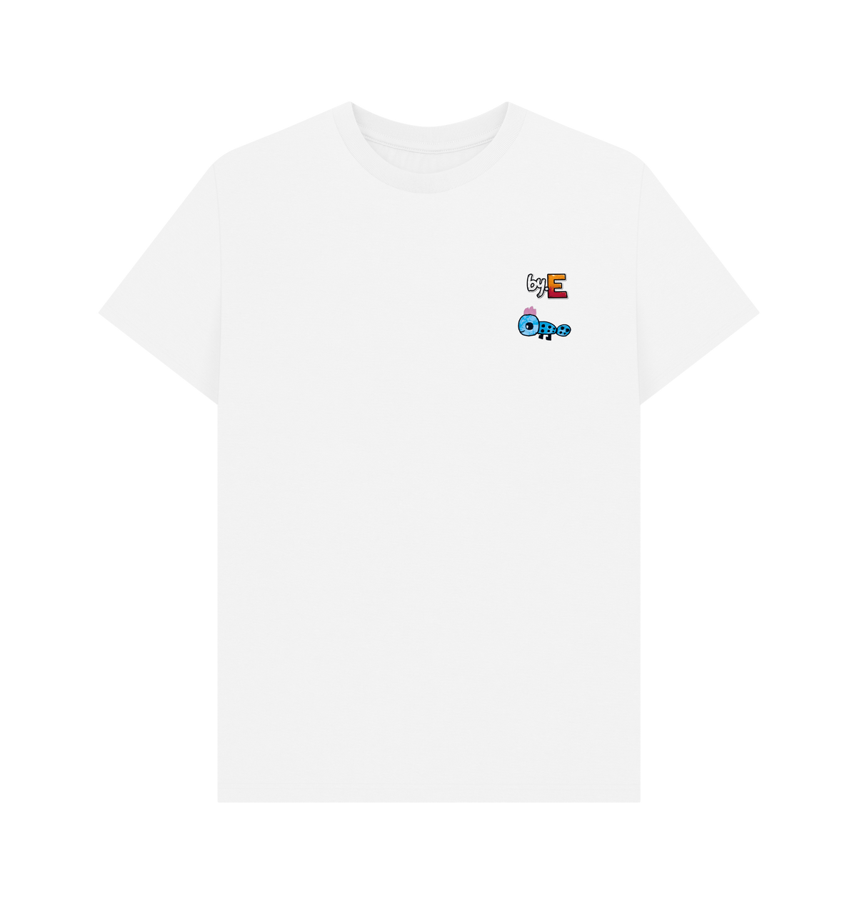 White Printed T-shirt Front