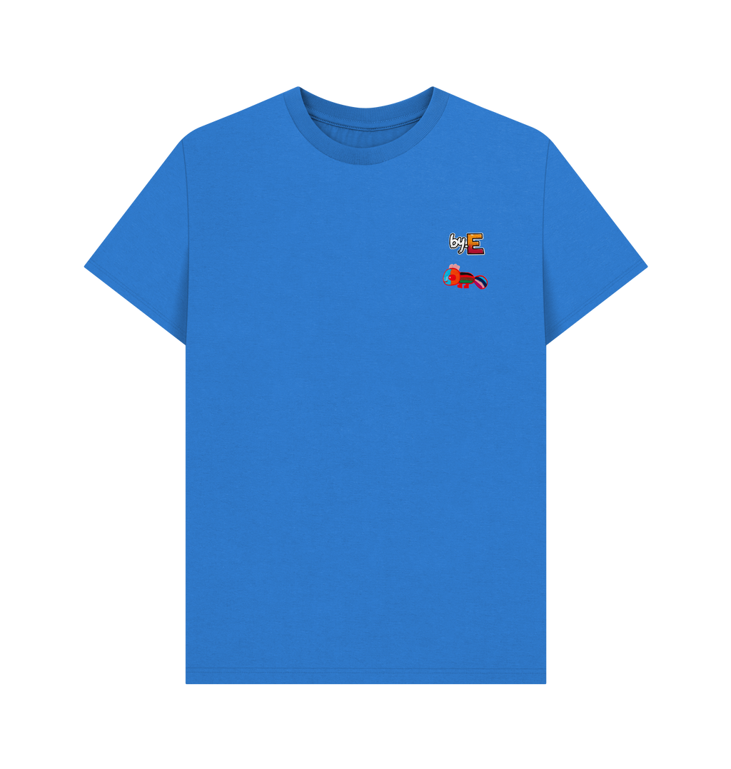 Bright Blue Printed T-shirt Front