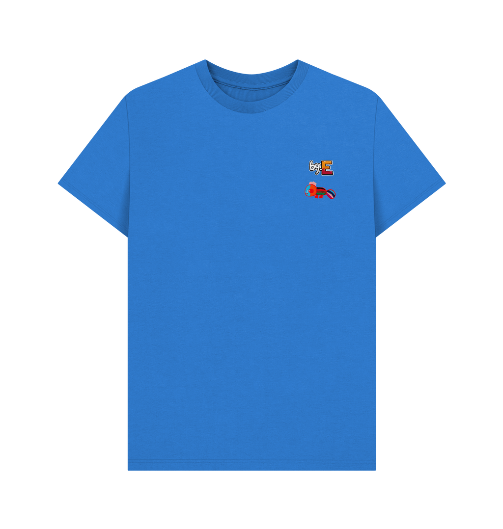 Bright Blue Printed T-shirt Front