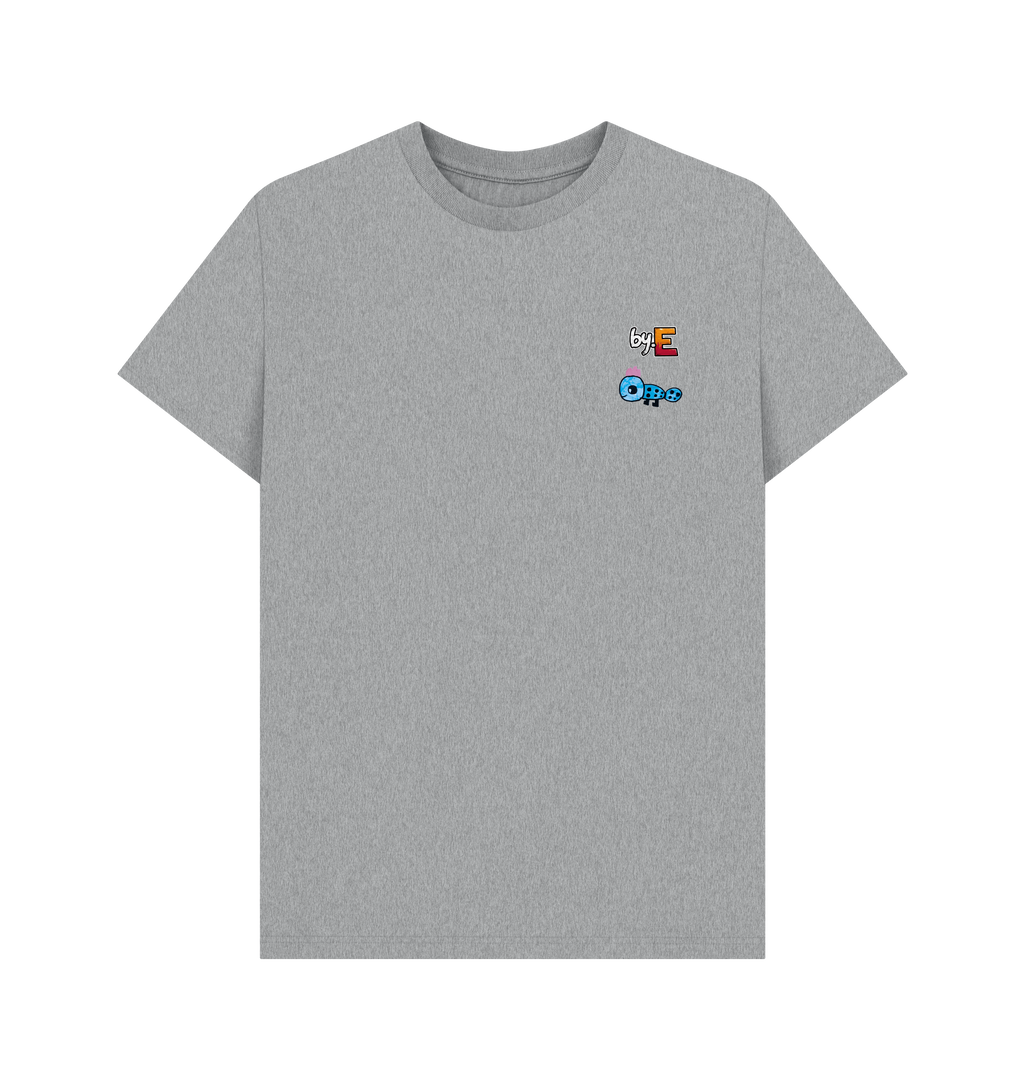 Athletic Grey Printed T-shirt Front