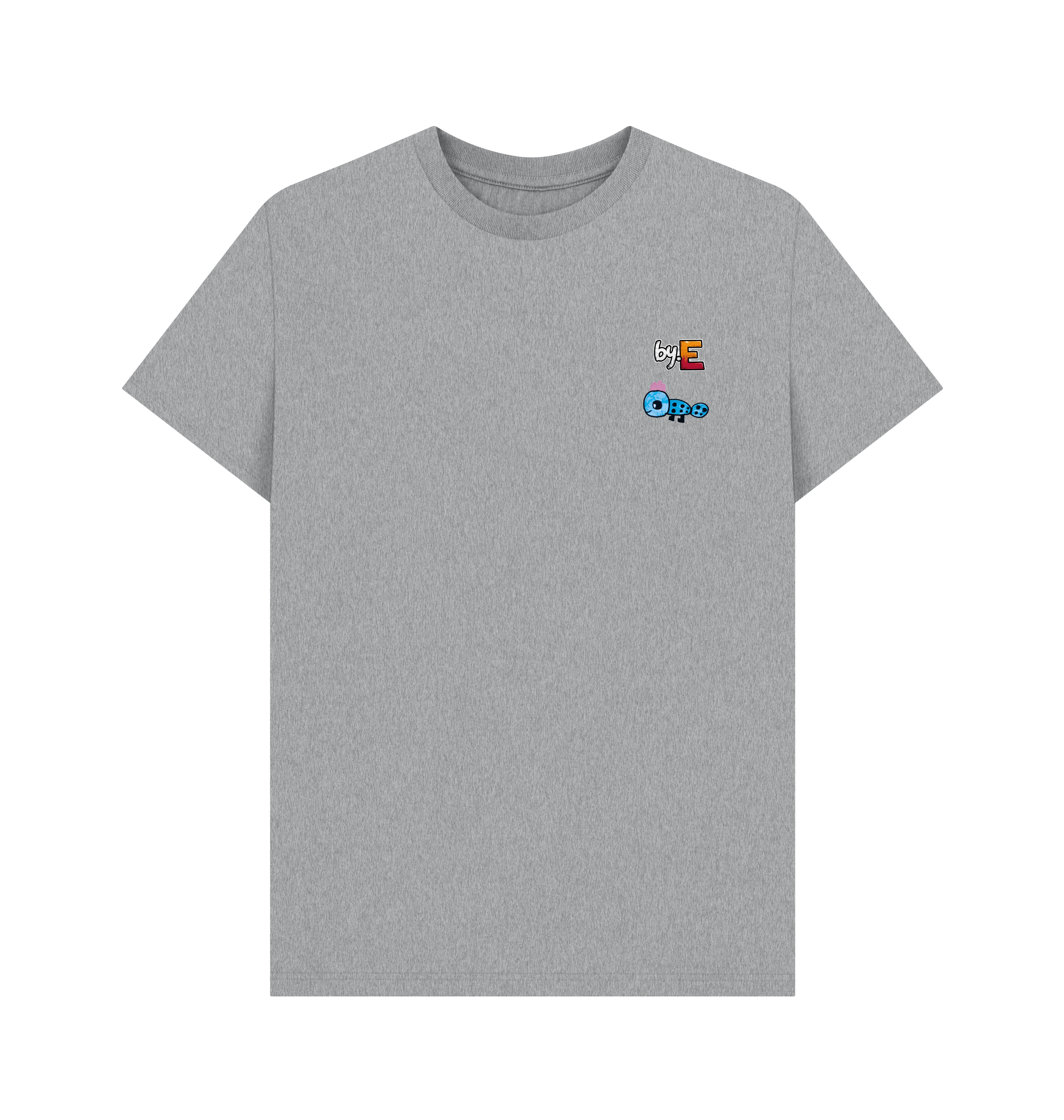 Athletic Grey Printed T-shirt Front