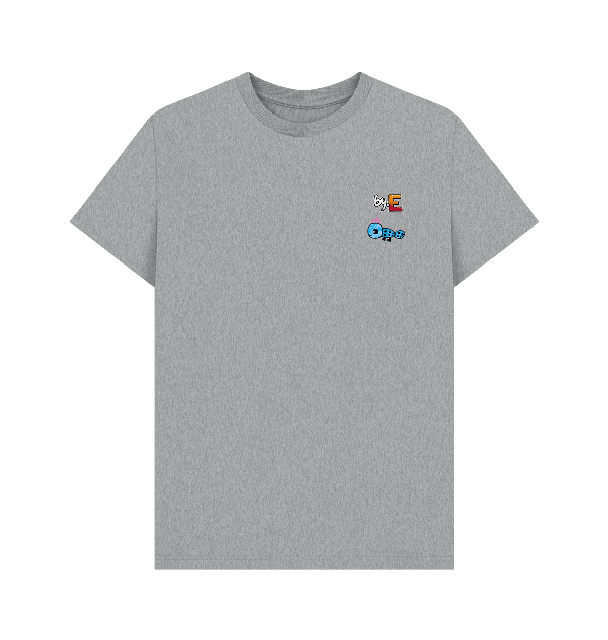Athletic Grey Printed T-shirt Front