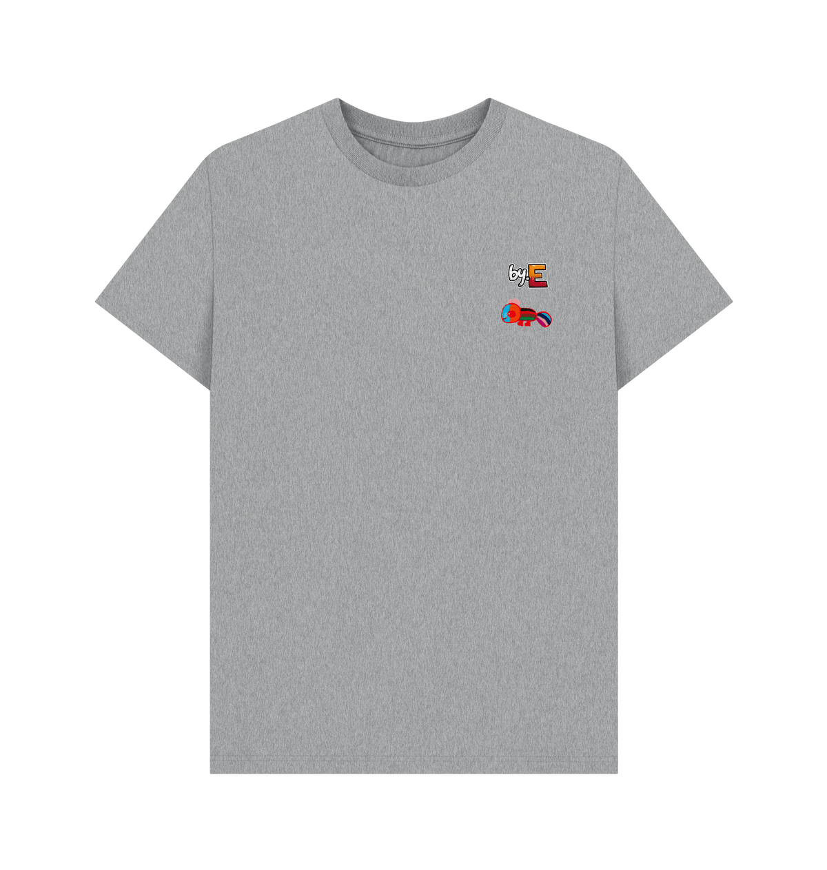 Athletic Grey Printed T-shirt Front