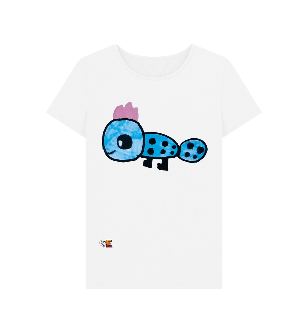 White Printed T-shirt Front
