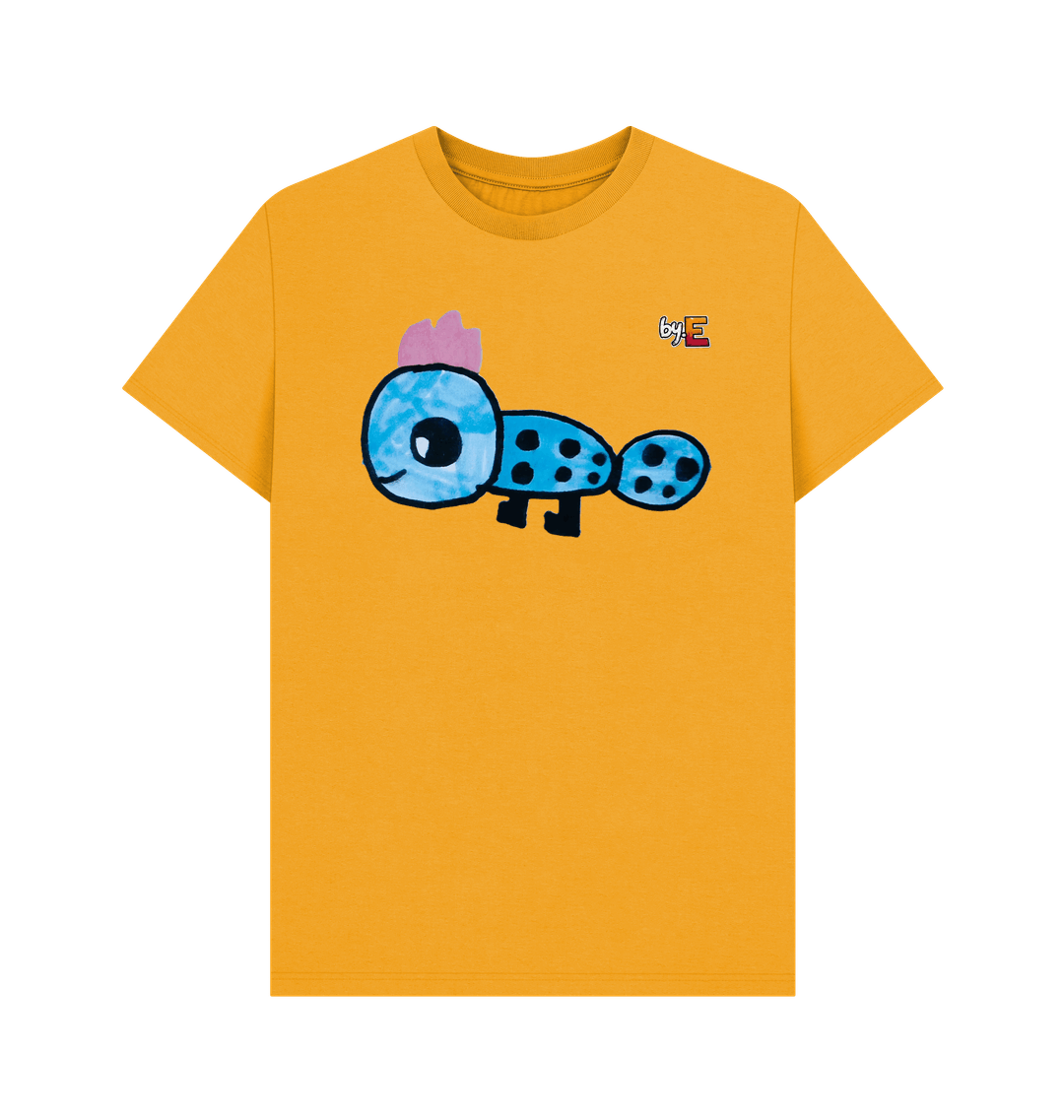 Mustard Printed T-shirt Front