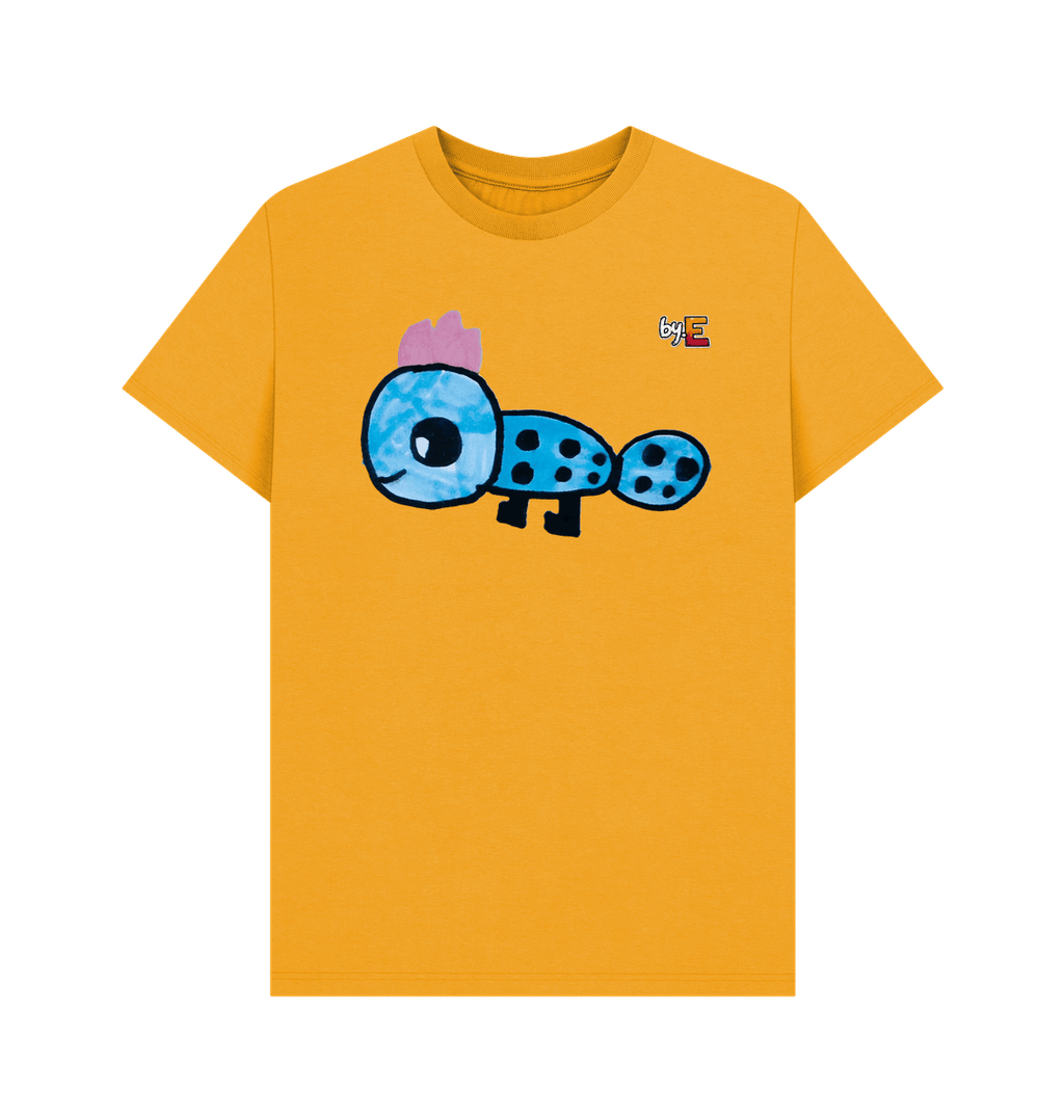 Mustard Printed T-shirt Front