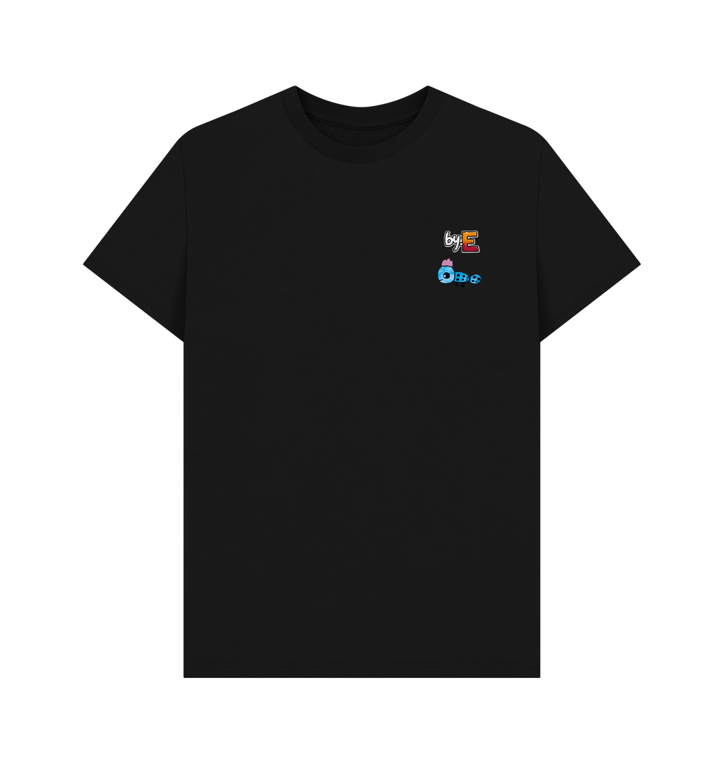 Black Printed T-shirt Front