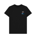 Black Printed T-shirt Front