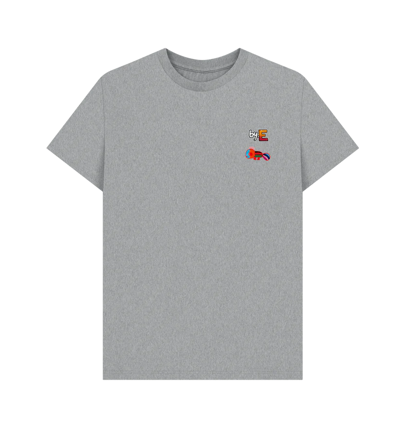 Men's Organic Cotton Rainbow Axolotl T-Shirt