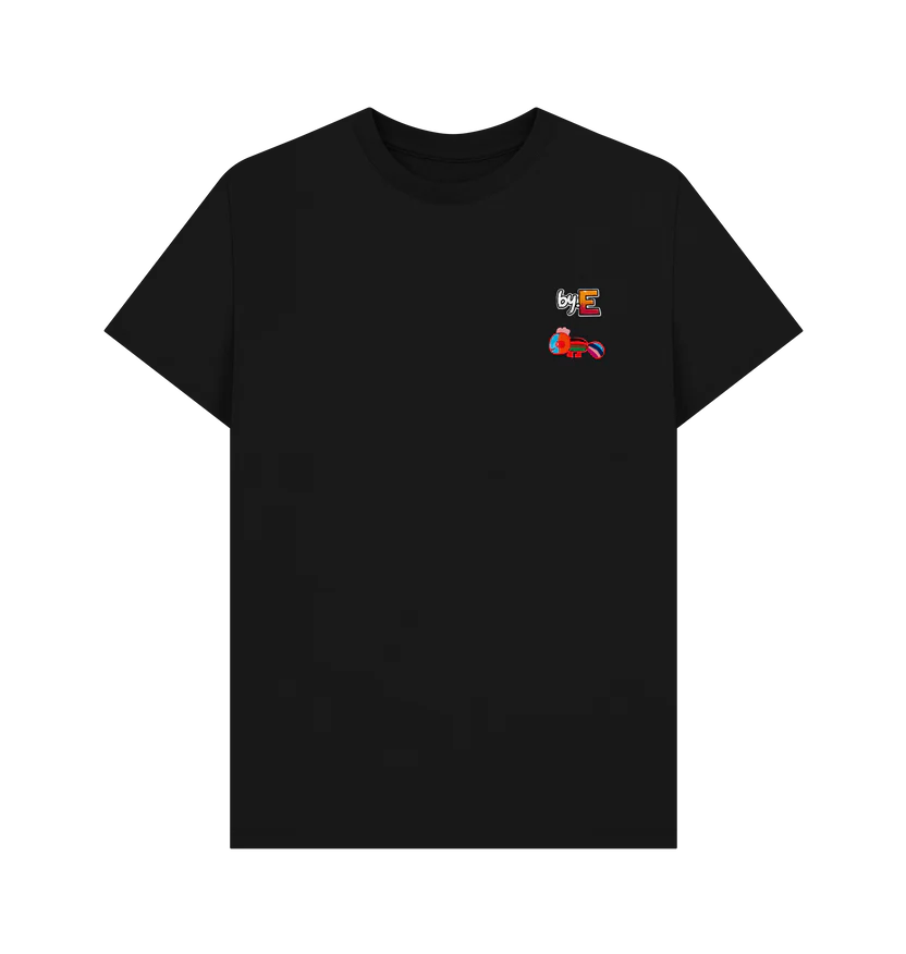 Men's Organic Cotton Rainbow Axolotl T-Shirt