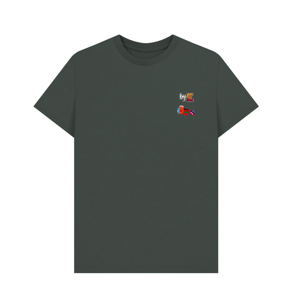 Dark Grey Printed T-shirt Front