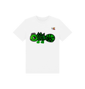 White Printed Kids T-Shirt Front