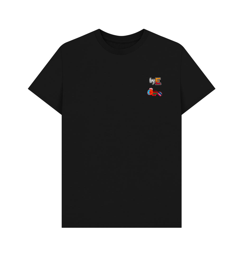 Black Printed T-shirt Front