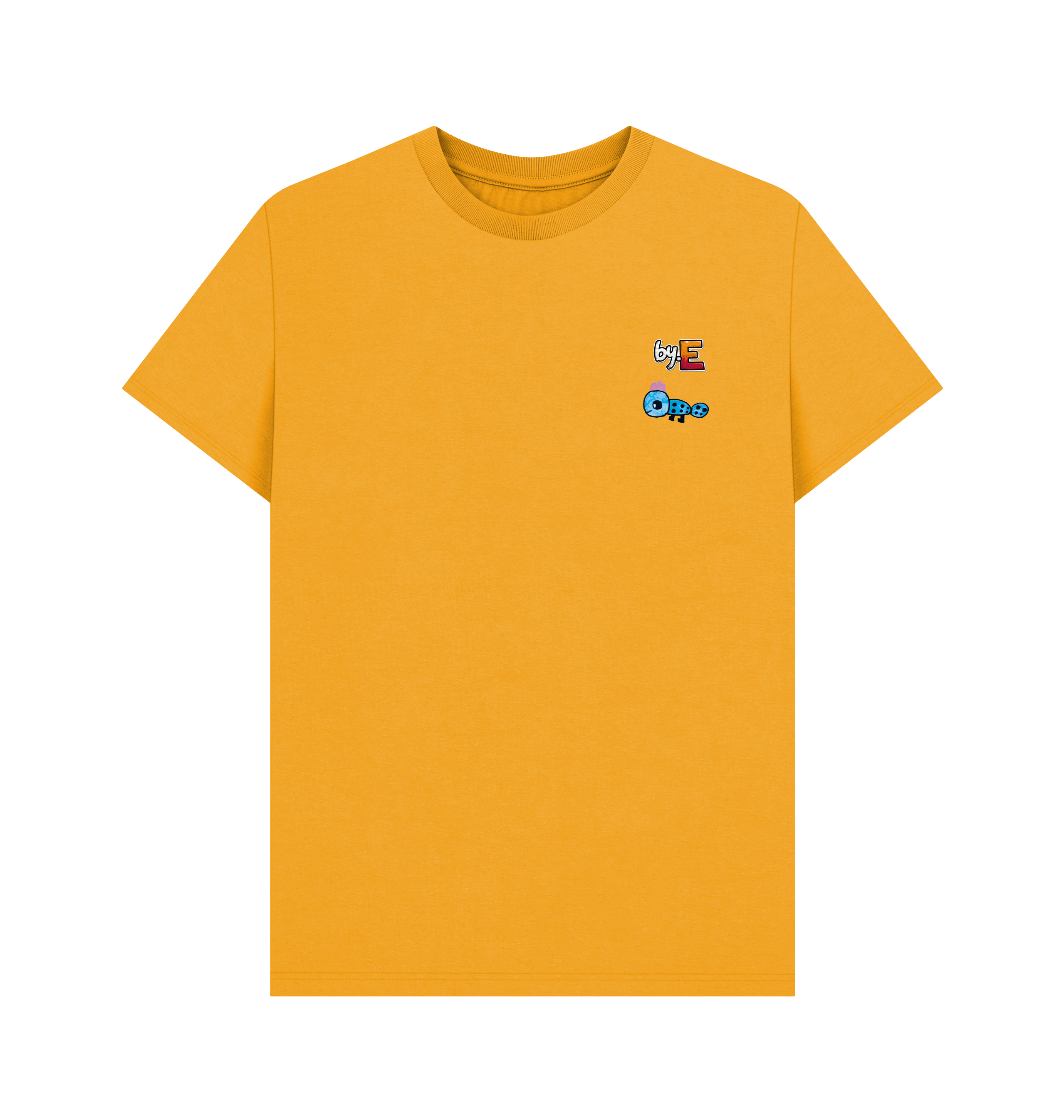 Mustard Printed T-shirt Front