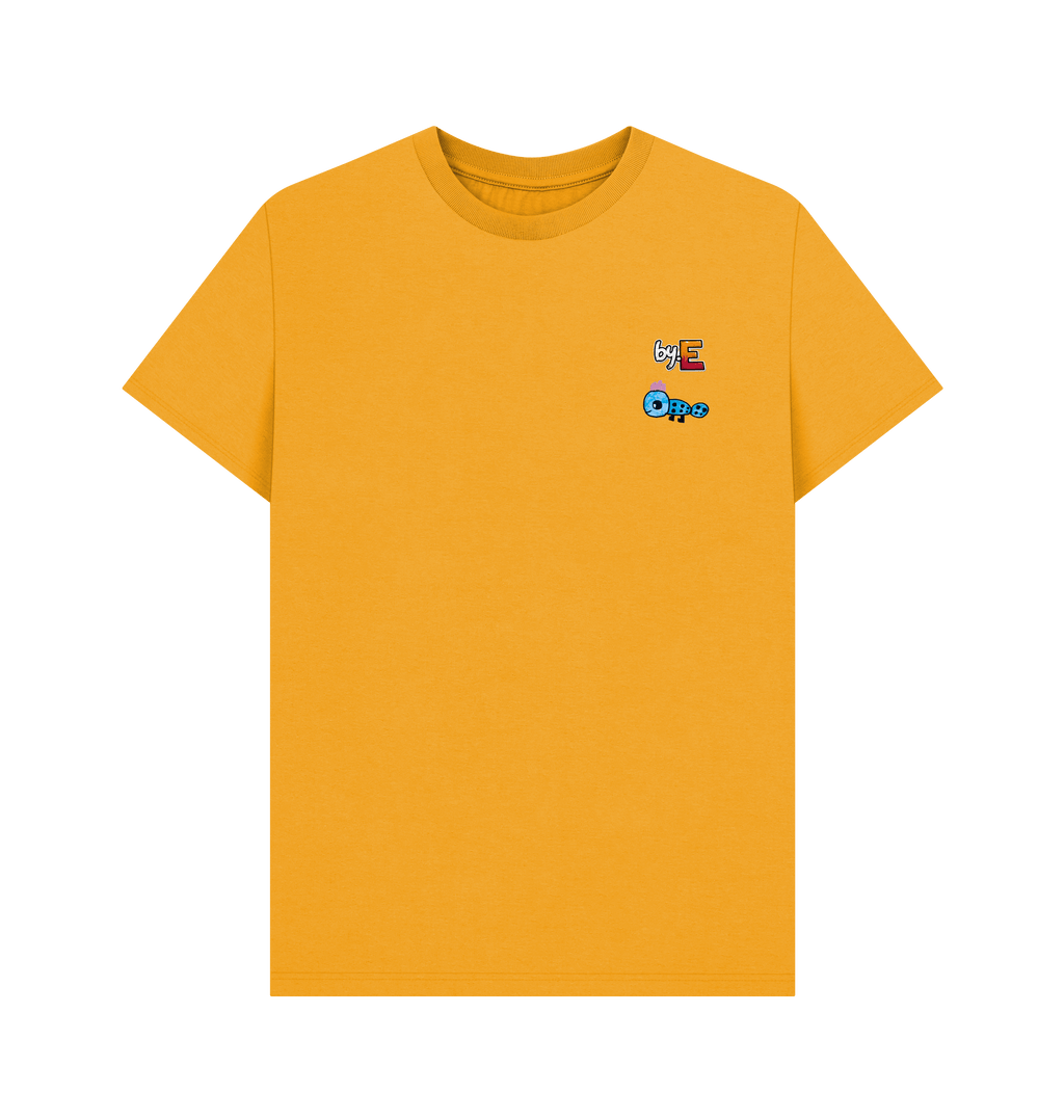 Mustard Printed T-shirt Front