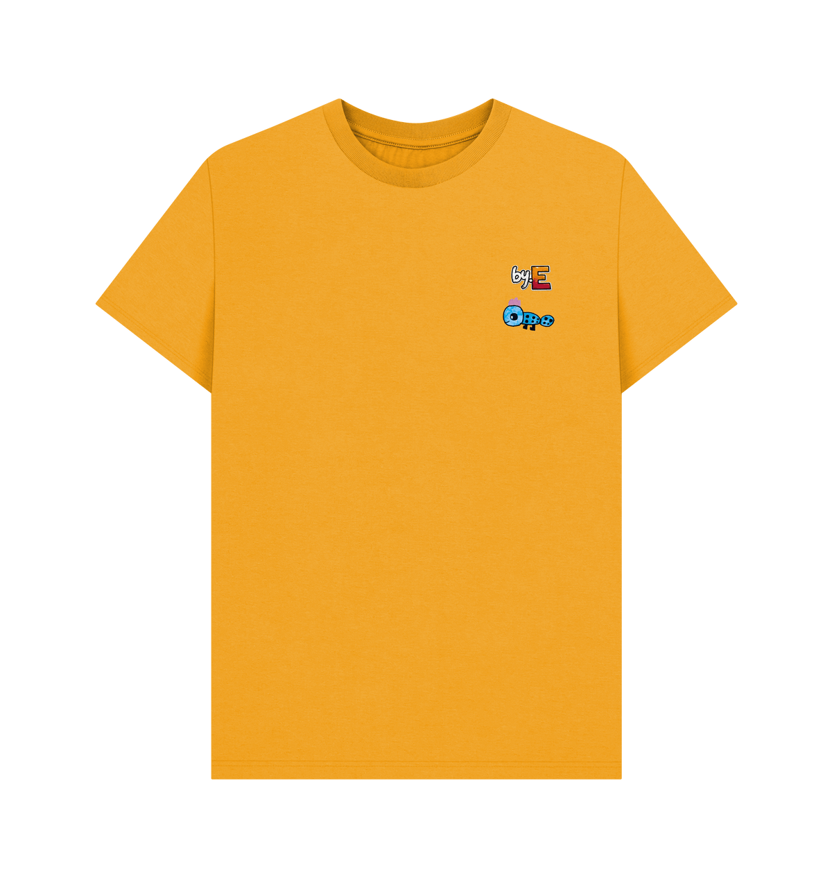 Mustard Printed T-shirt Front