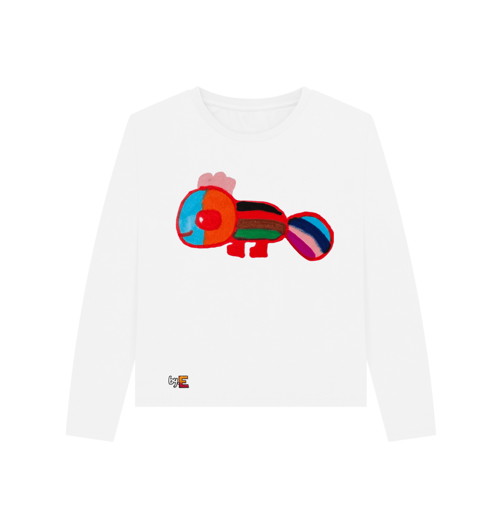 White Printed T-shirt Front